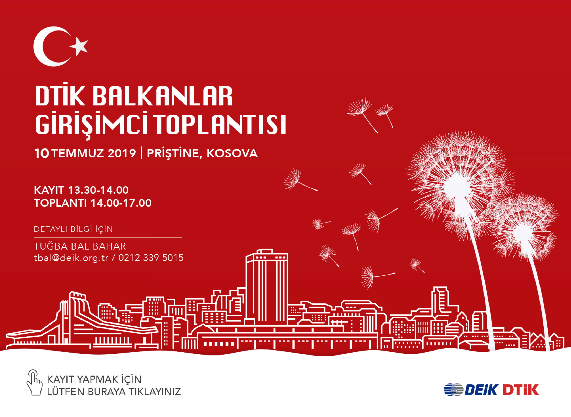 DTİK BALKANLAR GİRİŞİMCİ TOPLANTISI,10 TEMMUZ 2019, PRİŞTİNE, KOSOVA